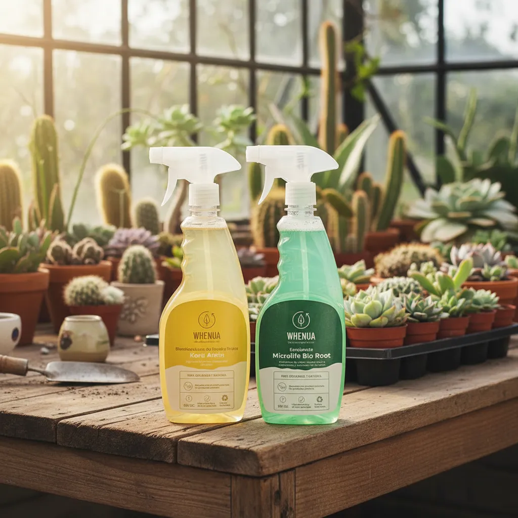 Pack Cuidado Suculentas  Enraizante + Fertilizante